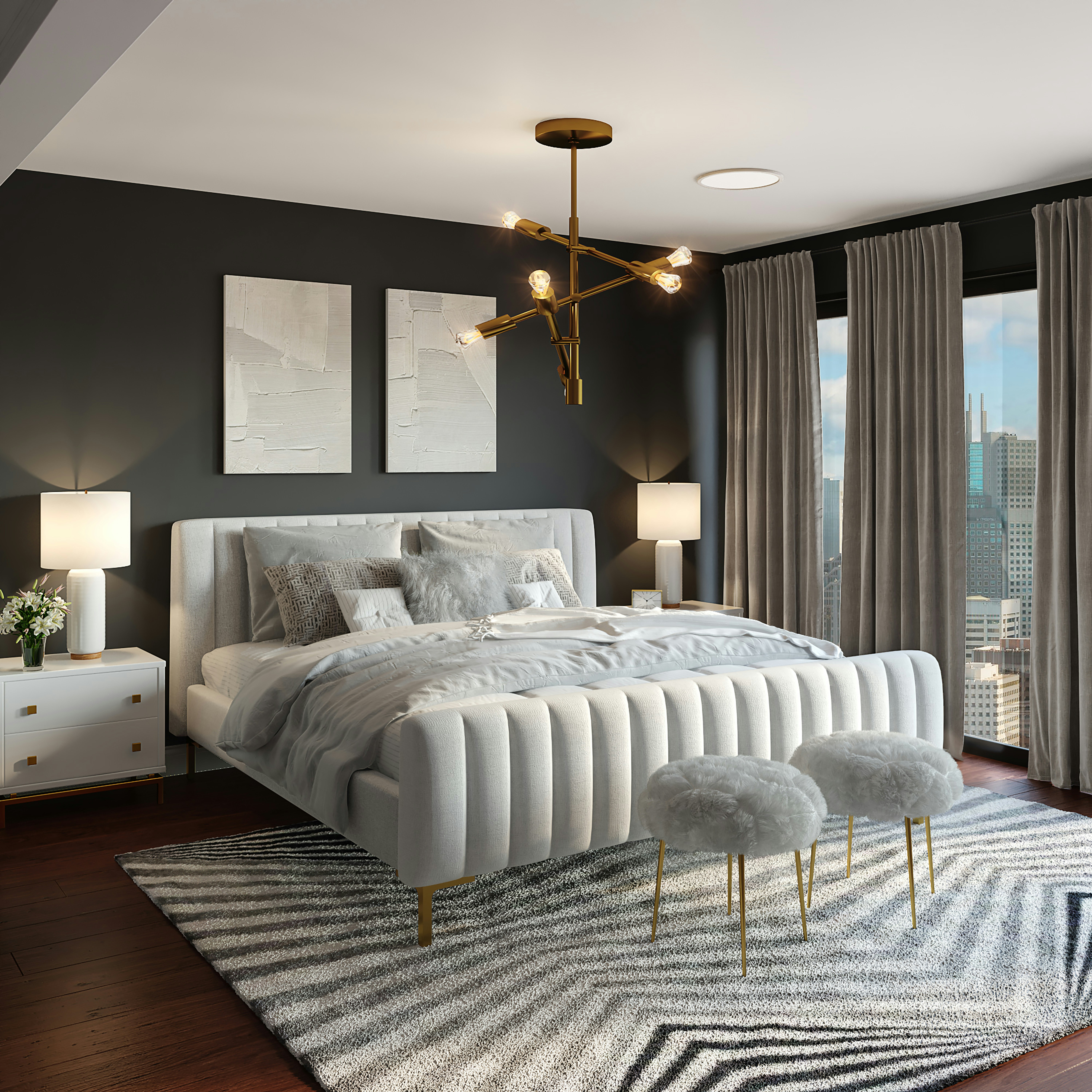 Premium bedroom interior at Conscient Elaira Residences