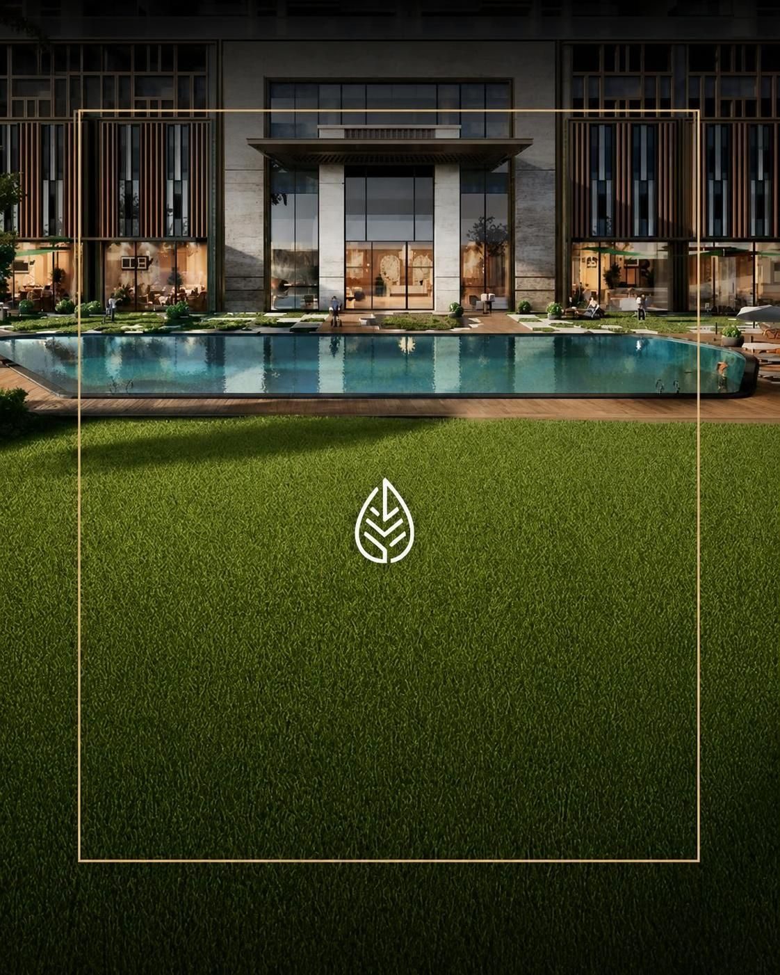 Levante Residences landscaped lawn